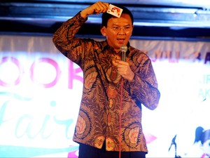 Ahok Kumpul Bareng Ribuan Pasukan Oranye di Monas, Bicara Soal Kesejahteraan