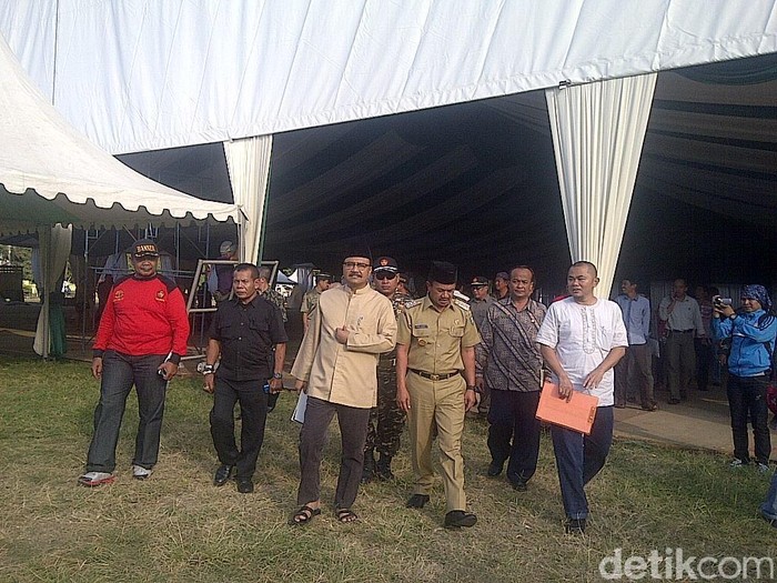 Gus Ipul Cek Fasilitas Muktamar, Panitia Lokal Curhat Penerangan Kurang