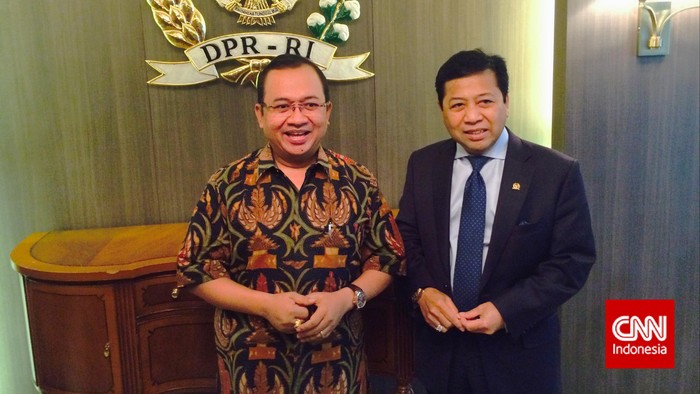 Priyo Budi Temui Novanto Bahas Islah Permanen Golkar