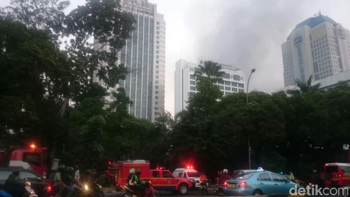 Basement Kantor Ditjen Pajak di Jaksel Terbakar