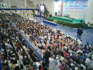 Di Panggung Muktamar, Ketum PP Pemuda Muhammadiyah Kampanye Antikorupsi