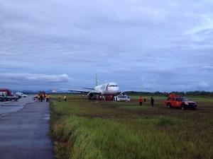 Evakuasi Citilink Tergelincir, Operasional Bandara Minangkabau Dihentikan Sementara