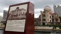 Untuk mengingatkan masyarakat Jepang dan dunia mengenai betapa mengerikannya bom atom, Jepang membangun Hiroshima Peace Memorial Park (Taman Monumen Perdamaian Hiroshima) (Foto: Dadan Kuswaraharja/detikcom)