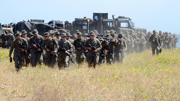 Marinir Gelar Latihan Bersama dengan US Marine di Situbondo