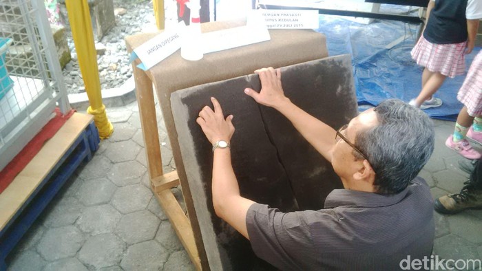 Prasasti Candi Era Mataram Kuno Ditemukan di Sleman