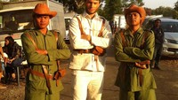 Selama tinggal di Indonesia, Anton pernah menjadi pemeran figuran di film Tjokroaminoto. Dia berperan sebagai serdadu Belanda. (Foto: dokumentasi pribadi Anton Lucanus)