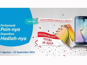 Ikuti Poin Race Kemerdekaan di Circle K, Bawa Pulang Samsung S6 Edge