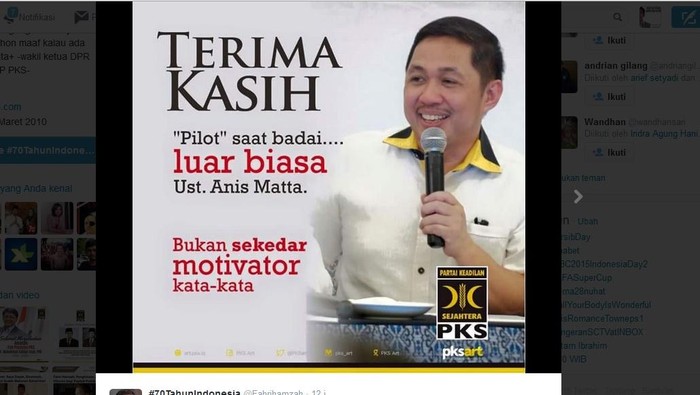 Mengapa Anis Matta Tak Dipertahankan Sebagai Presiden PKS?