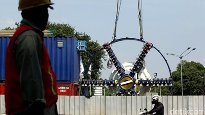 Minggu Diresmikan Jokowi, Intip Momen MRT Dibangun dari Awal