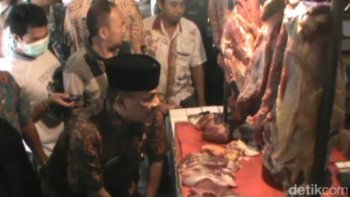 Pedagang di Jember Tolak Daging Impor