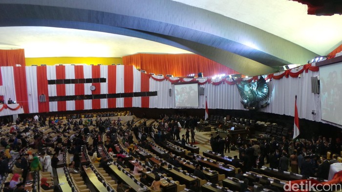 Sidang Tahunan MPR Mulai, Masih Banyak Kursi Anggota Dewan Kosong