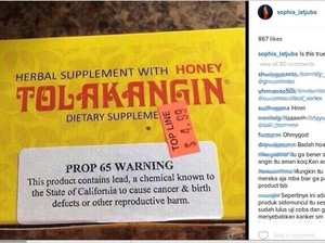 Terbukti Tak Ada Logam Berat, Label Warning Tolak Angin di AS Dicopot