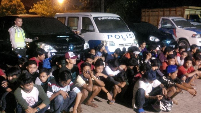 Puluhan Pembalap Liar Terjaring Razia di Tangerang, 43 Motor Diangkut Polisi