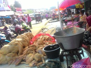 Beredar Seruan Mogok, Pedagang Ayam di Bogor Hari Ini Tetap Jualan