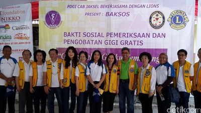 Begini Meriahnya Suasana Perawatan Gigi Gratis di SDN 05 Cipete Jaksel