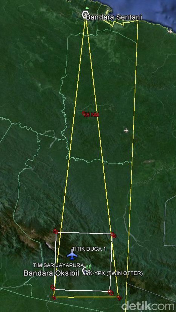 Hutan Lebat dan Jarak Pandang 1 M Jadi Tantangan Tim SAR Capai Puing Trigana