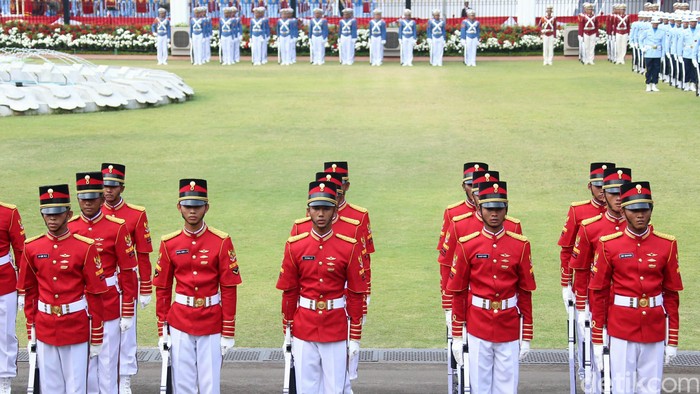 Giliran Tim Nakula yang Bertugas di Upacara Penurunan Bendera, ini Formasinya