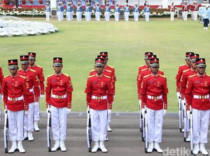 Giliran Tim Nakula yang Bertugas di Upacara Penurunan Bendera, ini Formasinya