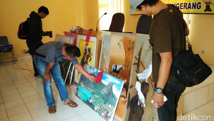 5 Perampok Lukisan Ditangkap Personel Polsek Kelapa Dua