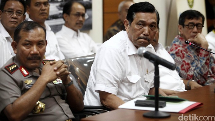 Bahas BNN, Kapolri Hingga Menkum HAM Merapat ke Kantor Luhut