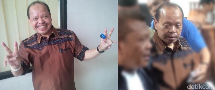 Ceria Berganti Mendung, Ekspresi Sutan Bhatoegana Setelah Divonis 10 Tahun