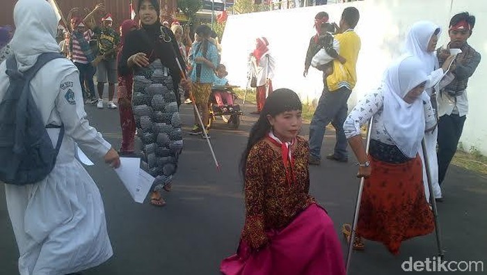 Ini Cara Para Penyandang Cacat Merayakan HUT ke-70 RI