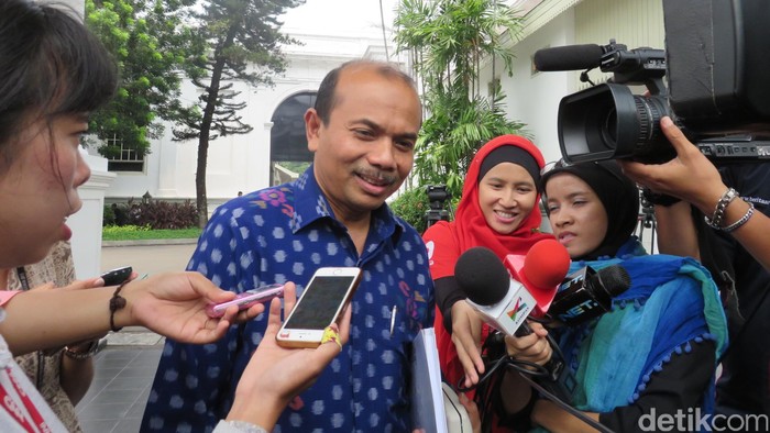 Eks Kepala Bappenas Andrinof Chaniago Temui Jokowi di Istana