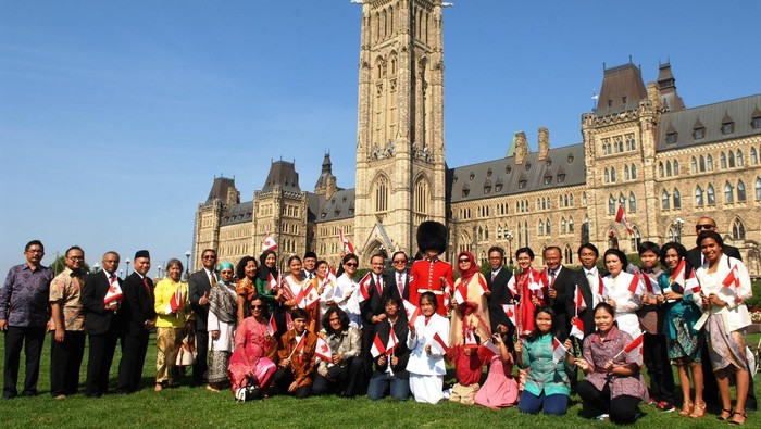 Penghormatan Terhadap 70 Tahun Kemerdekaan Indonesia di Kanada
