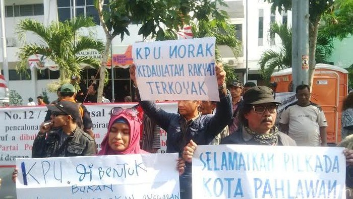 Ada Sengketa, Panwaslu Surabaya Minta KPU Tunda Pendaftaran