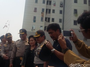 Wakapolda ke Warga Kp Pulo: Gimana Bu Anginnya Segar di Rusunawa?