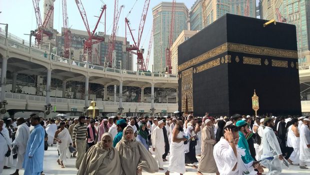 Suasana Masjidil Haram, Mekah di tahun 2015