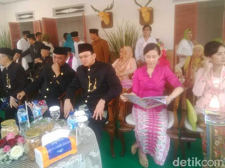 Ahok dan Istri Hadiri Lebaran Betawi di Lapangan Banteng