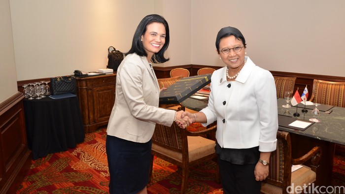 Bertemu Wapres Panama, Menlu Retno Marsudi Bahas soal Illegal Fishing