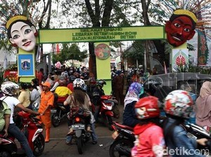 Pengunjung Lebaran Betawi di Lapangan Banteng Meningkat 100 Persen