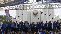 Partai Amanat Nasional (PAN) yang didirikan pasca-reformasi 1998 dapat nomor urut 12 di Pemilu 2019. (Foto: Lamhot Aritonang)