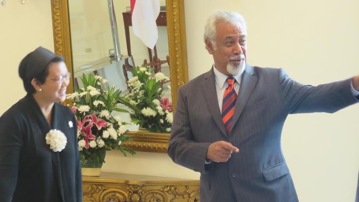 Bertemu Menlu Retno, Xanana: Selamat HUT ke-70 Indonesia