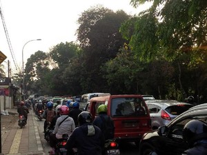 Titik Kemacetan di Lenteng Agung Jakarta Selatan