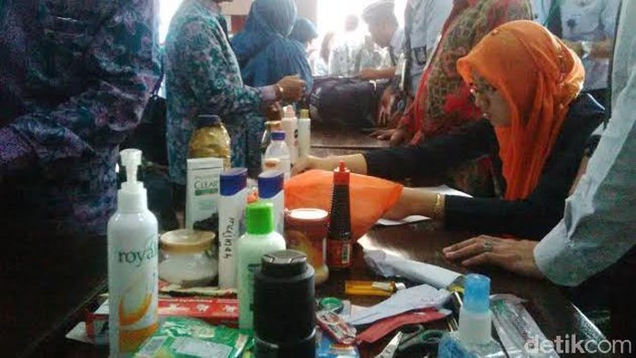 Lotion, Migor dan Detergent Calon Jamaah Haji Disita Petugas Bandara