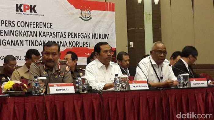 Polri, Kejagung, dan KPK Sepakat Bersinergi Tangani Korupsi