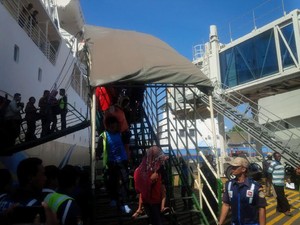 69 Eks PSK Tanjung Elmo Jayapura Tiba di Surabaya