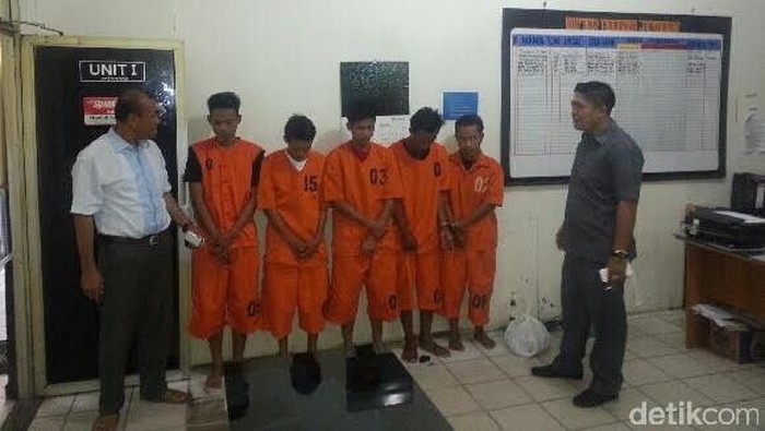 Polisi Ringkus 4 Begal Sadis di Lampung Selatan