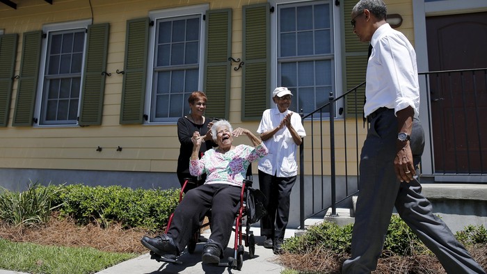 Peringatan 10 Tahun Usai Badai Katrina, Obama Kunjungi New Orleans