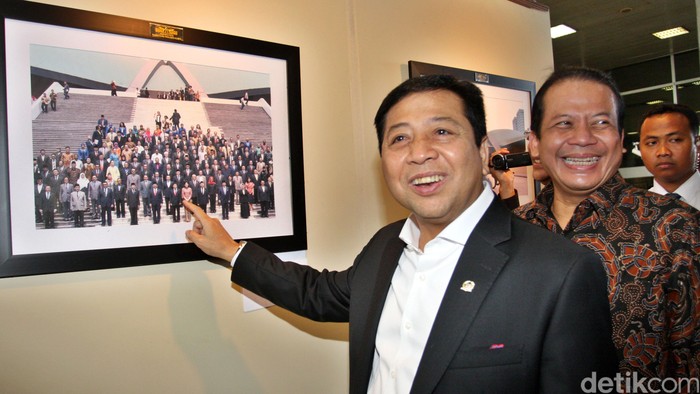 Kembali ke DPR Sepulang dari AS, Novanto Bicara Pertemuan dengan Trump