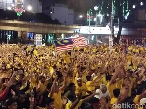 Demonstrasi Bersih 4.0 Bubar, Ribuan Massa Pulang dengan Tertib