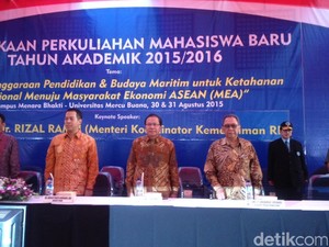 Menko Rizal Ramli Beri Kuliah Umum Soal Maritim di Kampus Mercu Buana