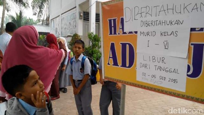Sekolah di Pekanbaru Diliburkan Sampai Batas Waktu tak Ditentukan