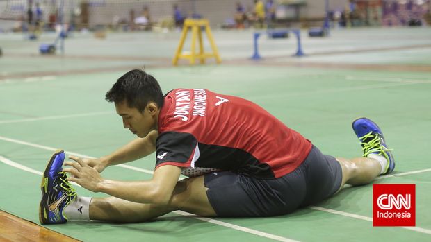 Jonatan Christie sempat mengalami flu beberapa hari jelang pertandingan.