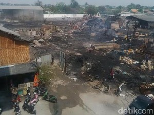 Ludes Terbakar, Ini Penampakan Pabrik Pengolahan Limbah Plastik di Tegal Alur