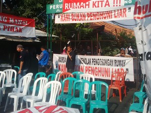 Para Purnawirawan Menolak Pengosongan Rumah yang Dilakukan TNI