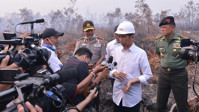 Area Kebakaran Hutan Meluas, Jokowi Perintahkan RS dan Puskesmas Buka 24 Jam